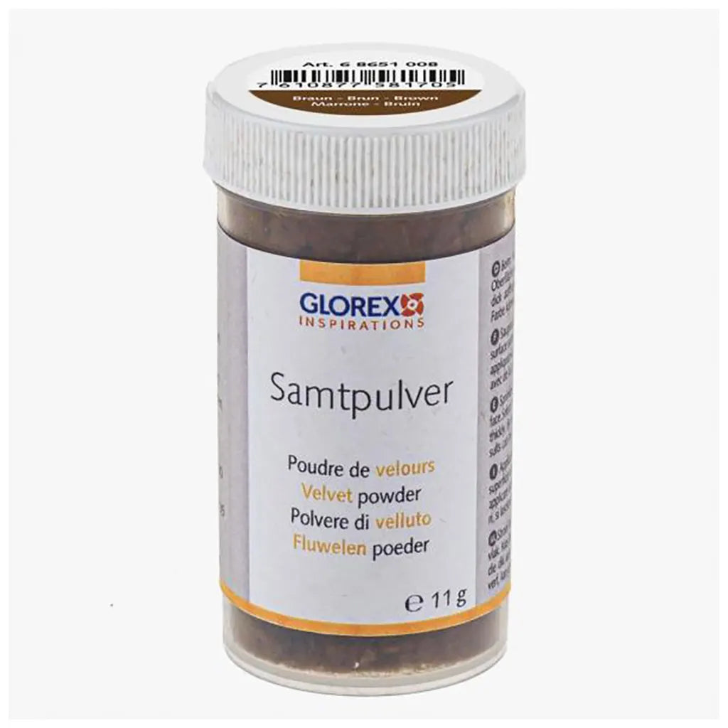Velvet Powder 11g 0.5mm, Brown