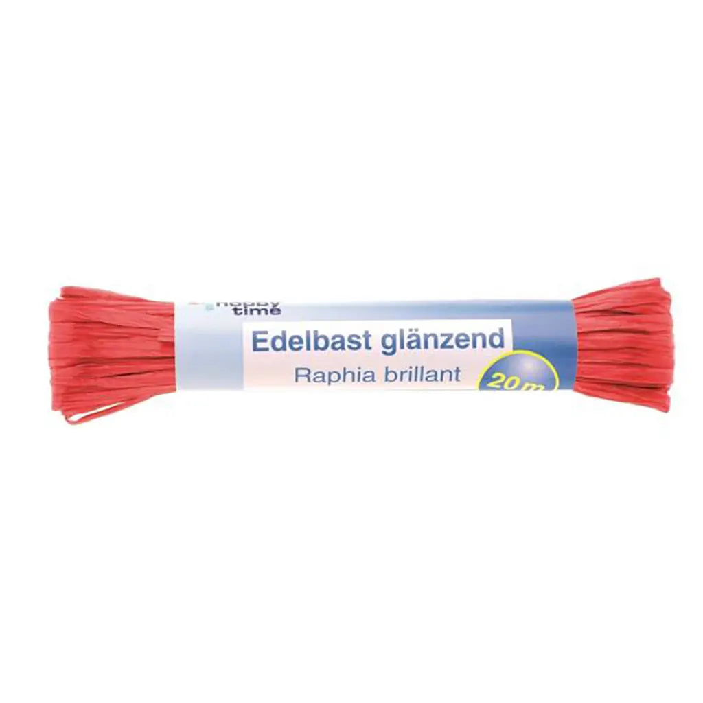 Bright Raphia 20m 10g, Red