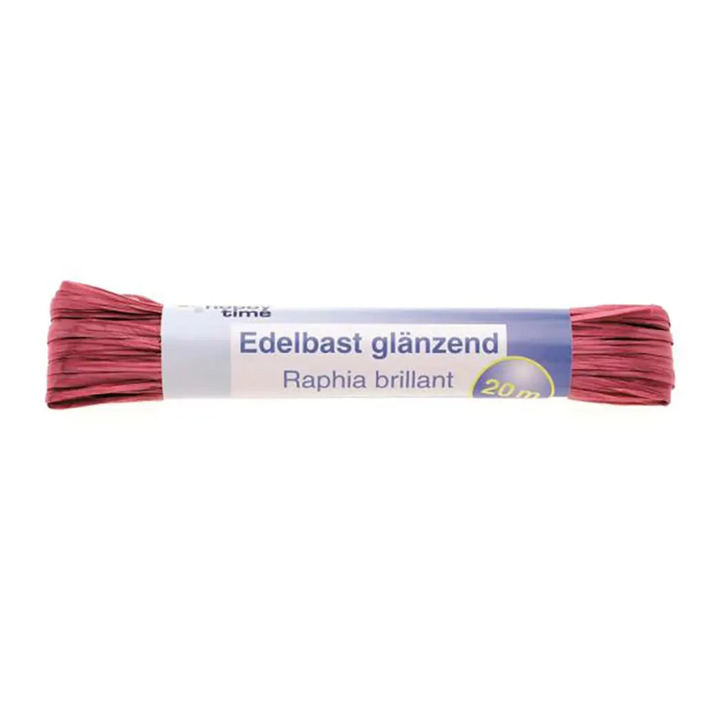 Bright Raphia 20m Drak Red