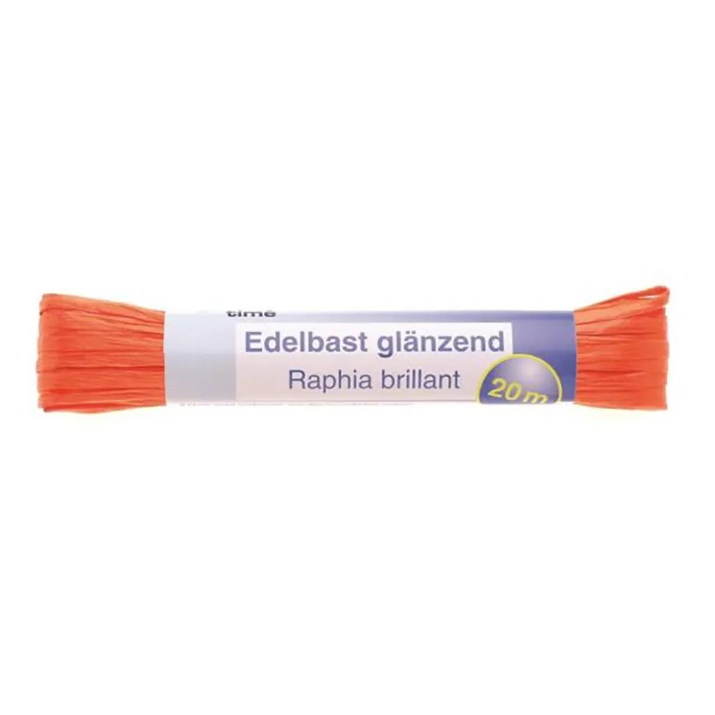 Bright Raphia 20m 10g, Orange