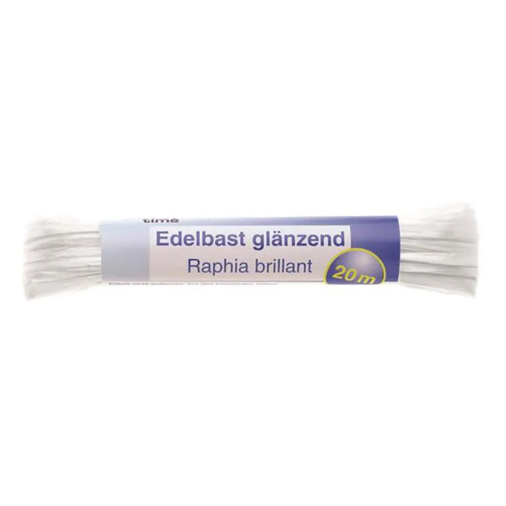 Bright Raphia 20m 10g, White