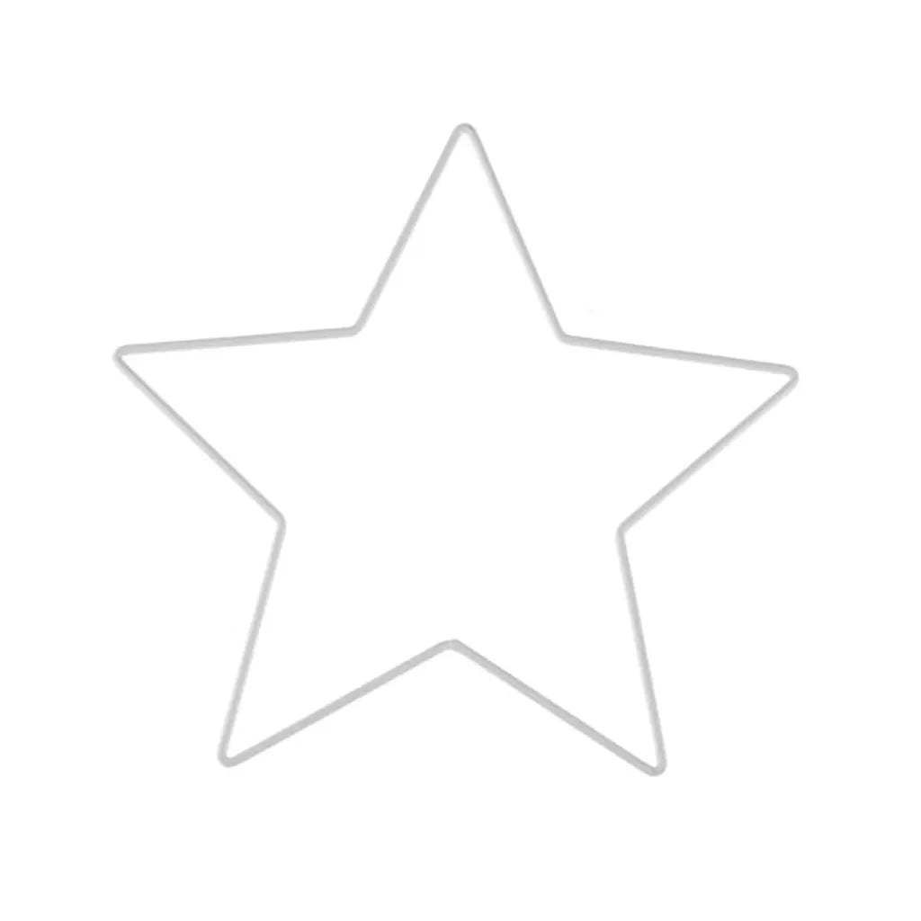 Metal Star White 25cm