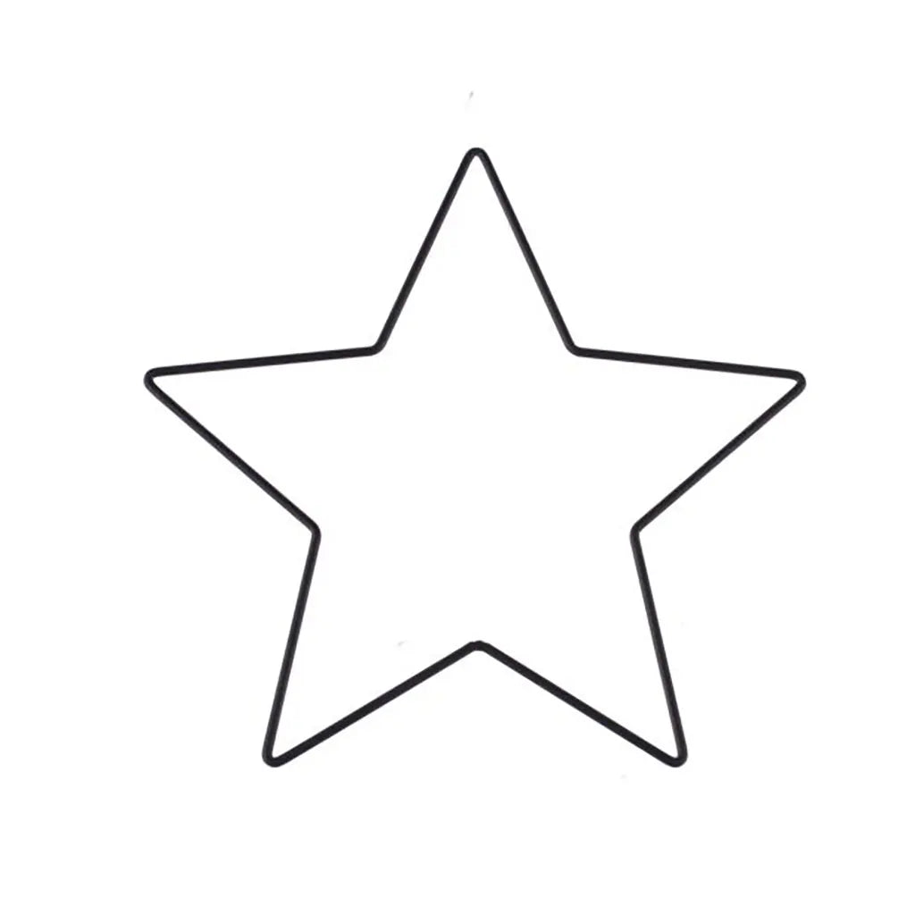 Metal Star Black 20cm