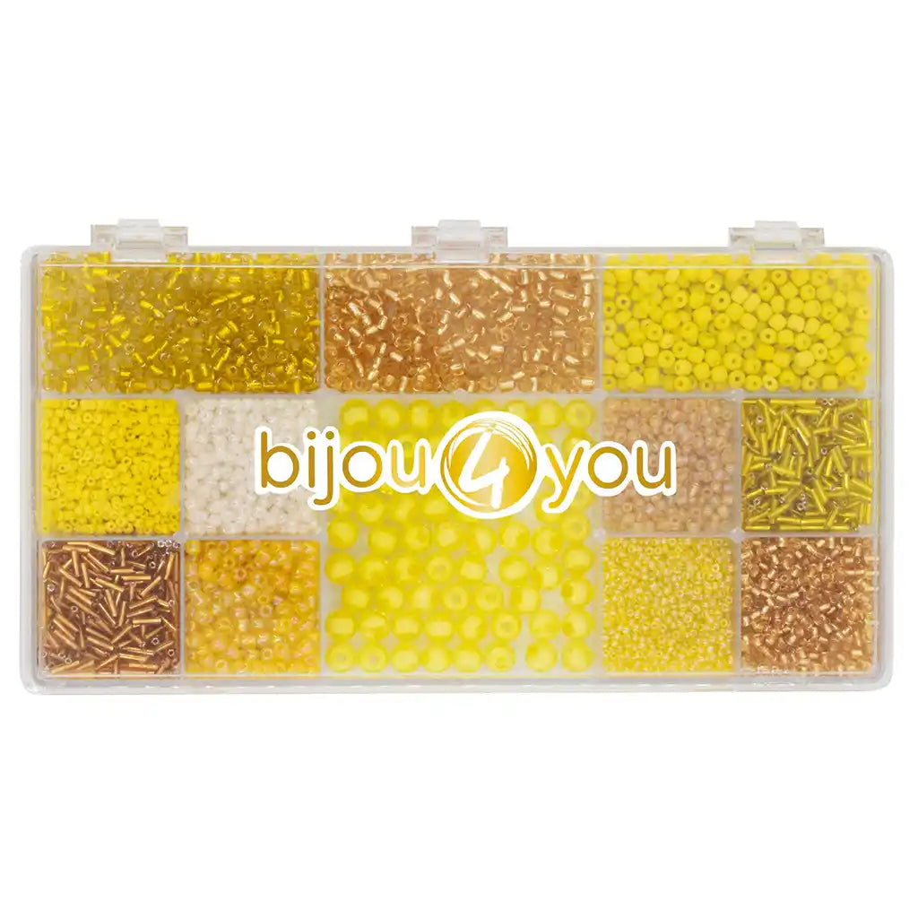 Beads Kit 170g, Yellow/Orange