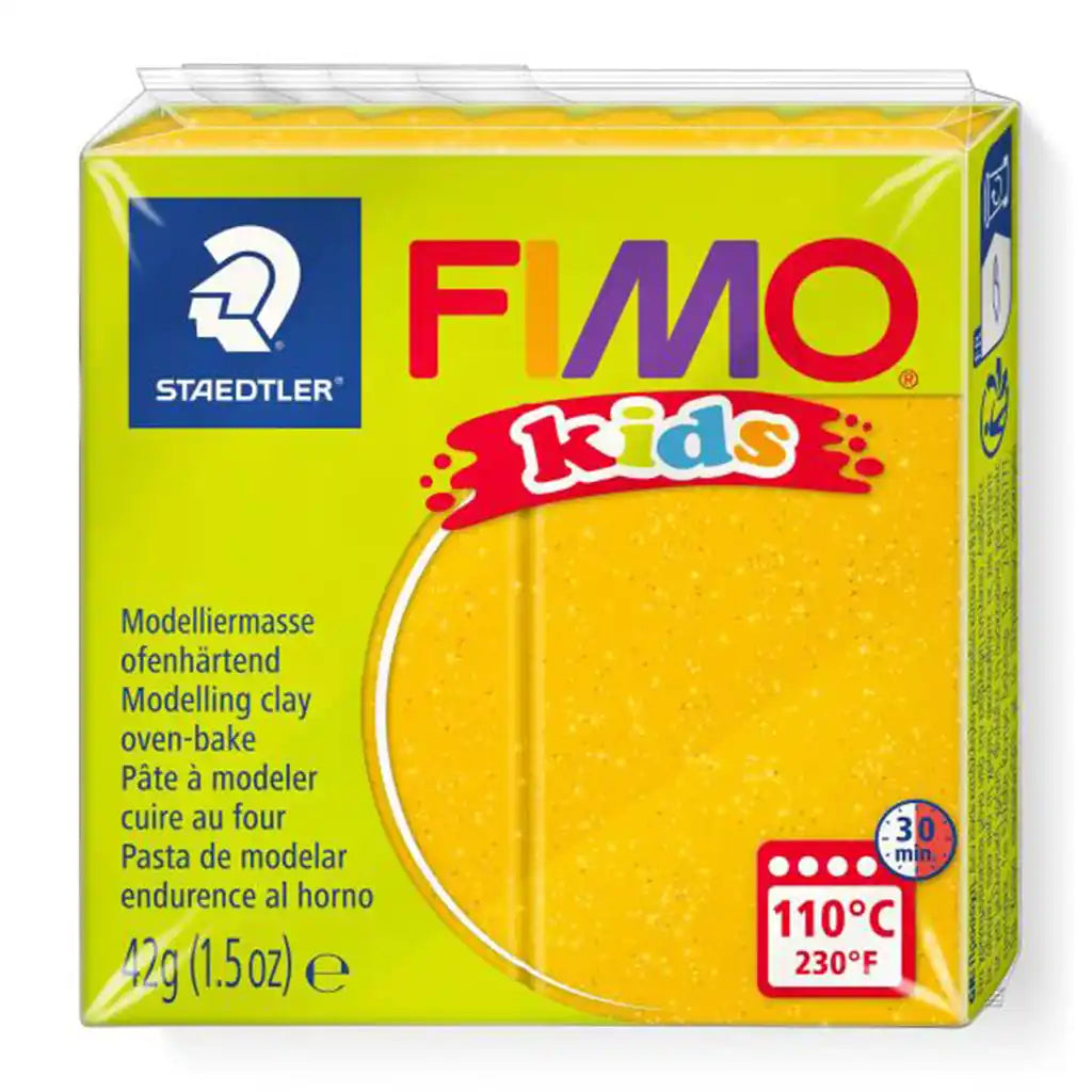 Fimo Kids 42g, Glitter Gold