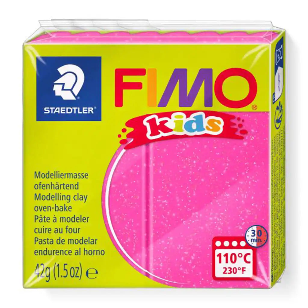 Fimo Kids 42g, Glitter Pink
