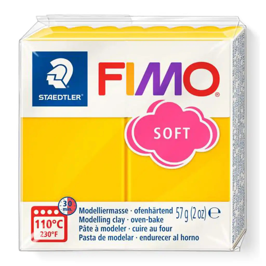 Fimo Soft 57g, Sun Yellow