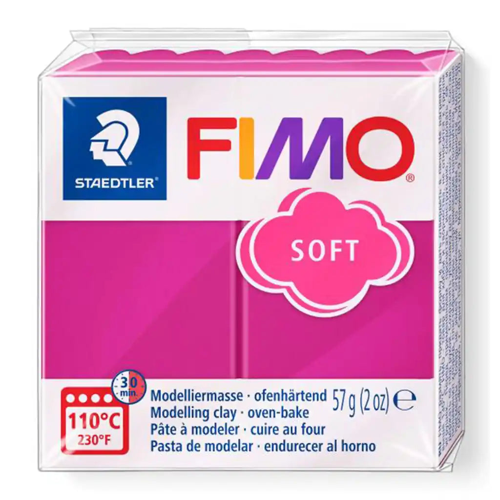Fimo Soft 57g, Raspberry