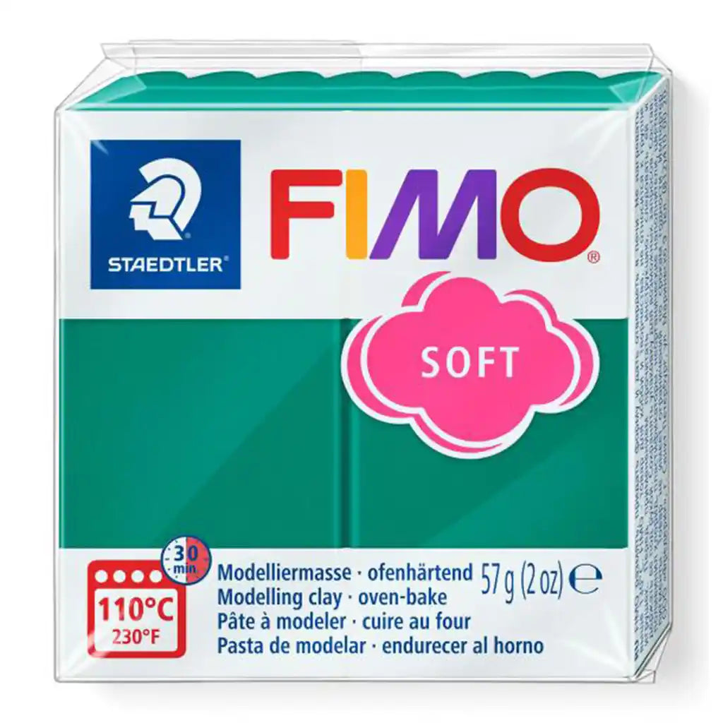 Fimo Soft 57g, Emerald