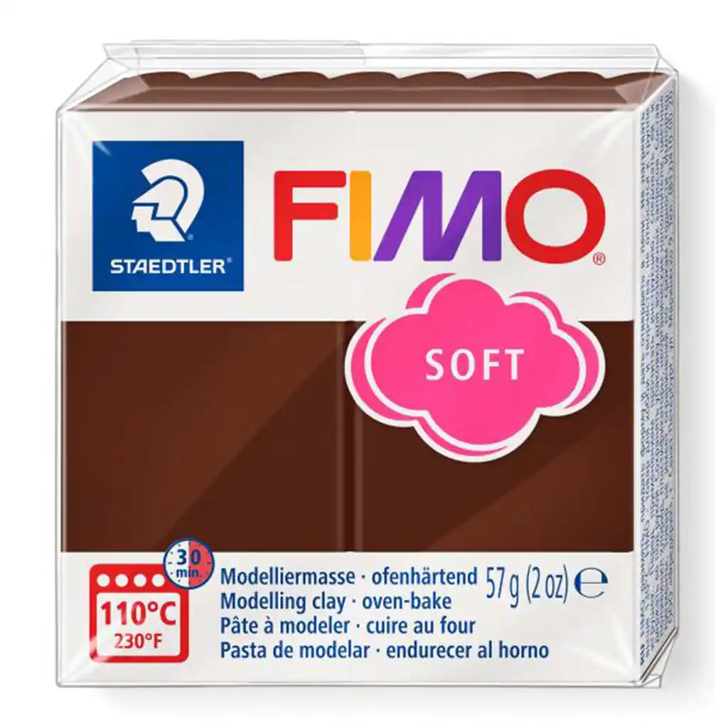 Fimo Soft 57g, Chocolate