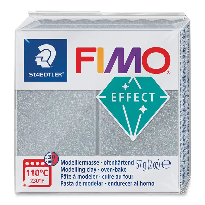 Fimo Effect 57g, Silver Metallic