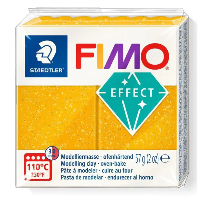 Fimo Effect 57g, Glitter Gold