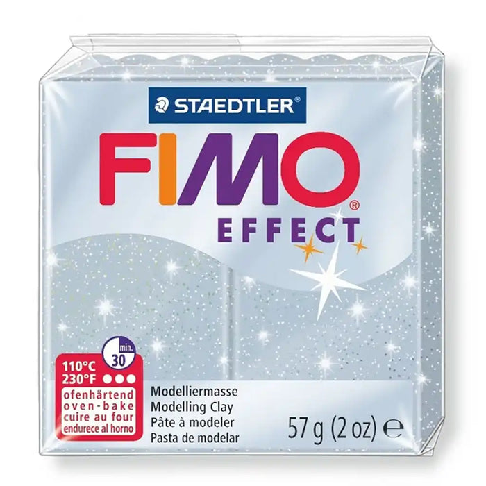 Fimo Effect 57g, Silver Glitter