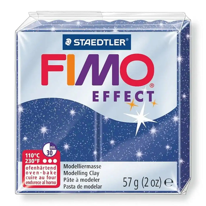 Fimo Effect 57g, Glitter Blue