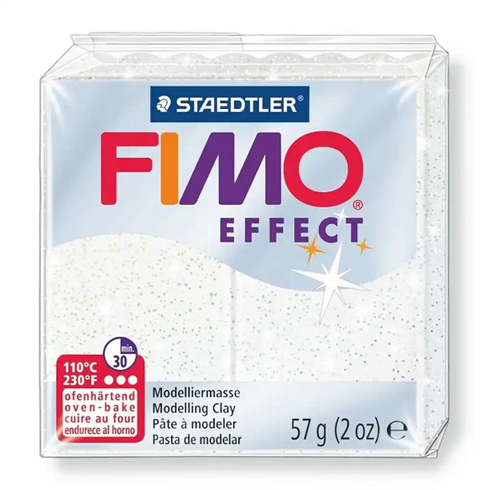 Fimo Effect 57g, Glitter White