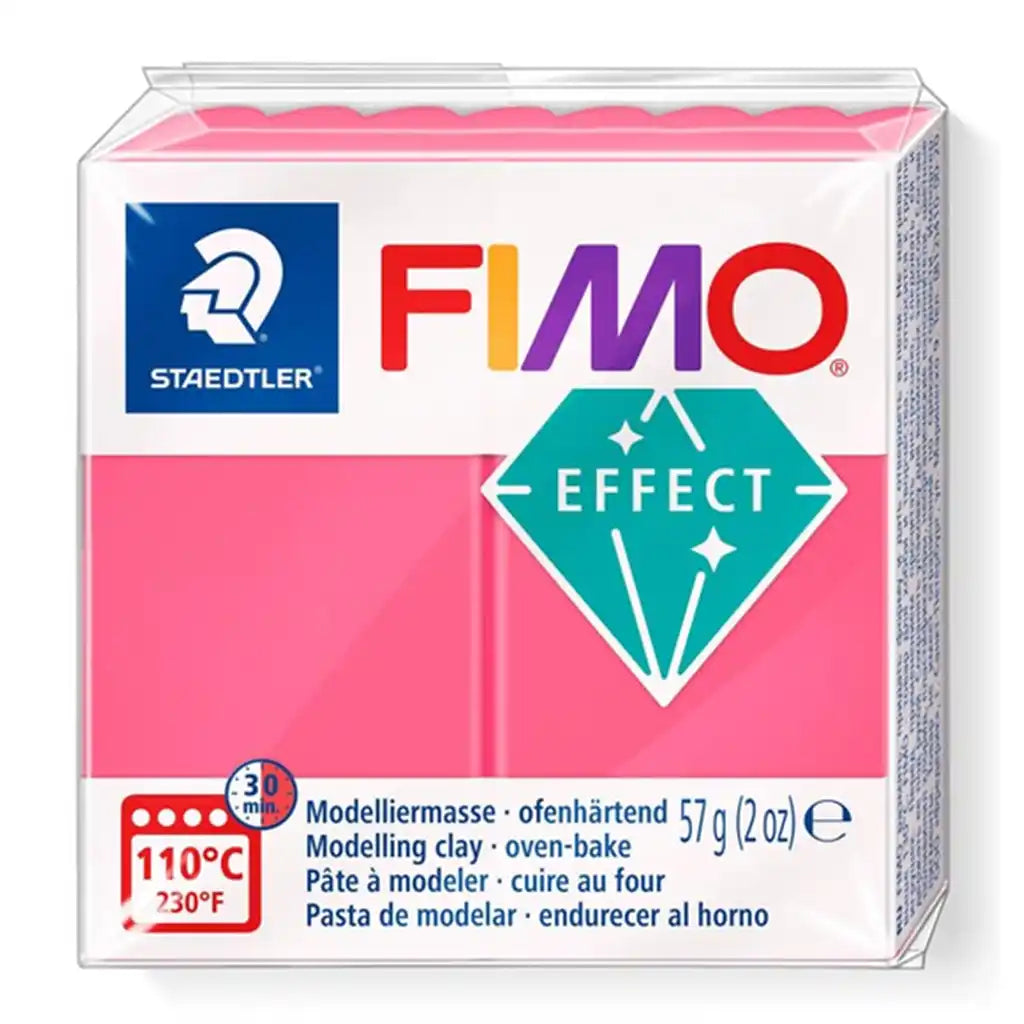 Fimo Soft Effect 57g, Transparent Red
