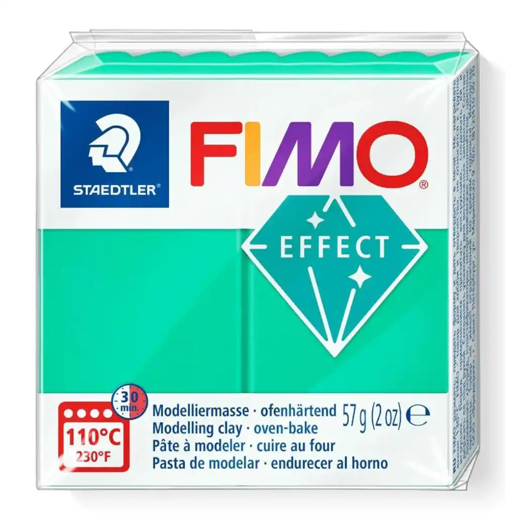 Fimo Soft Effect 57g, Transparent Green