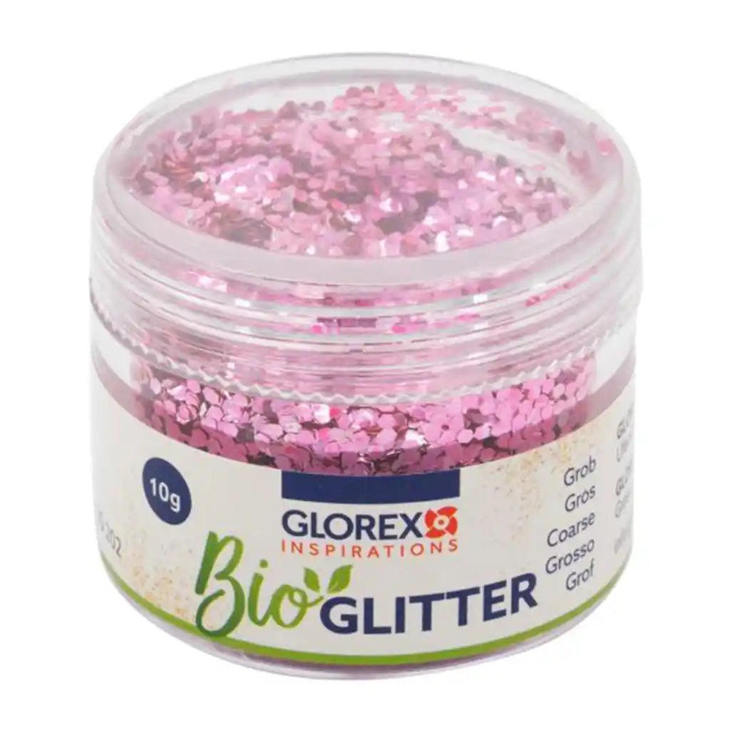 Organic Glitter Coarse 10g, Rose
