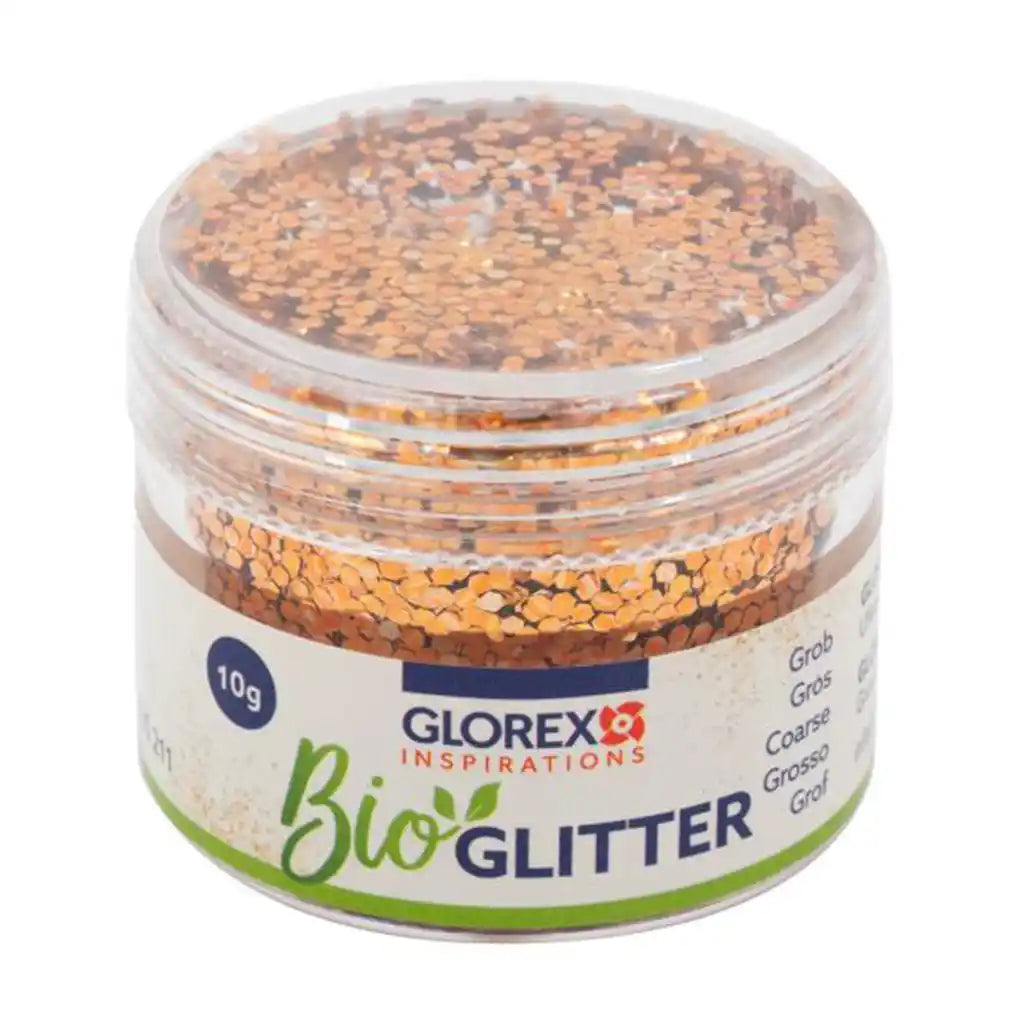 Organic Glitter Coarse 10g, Copper