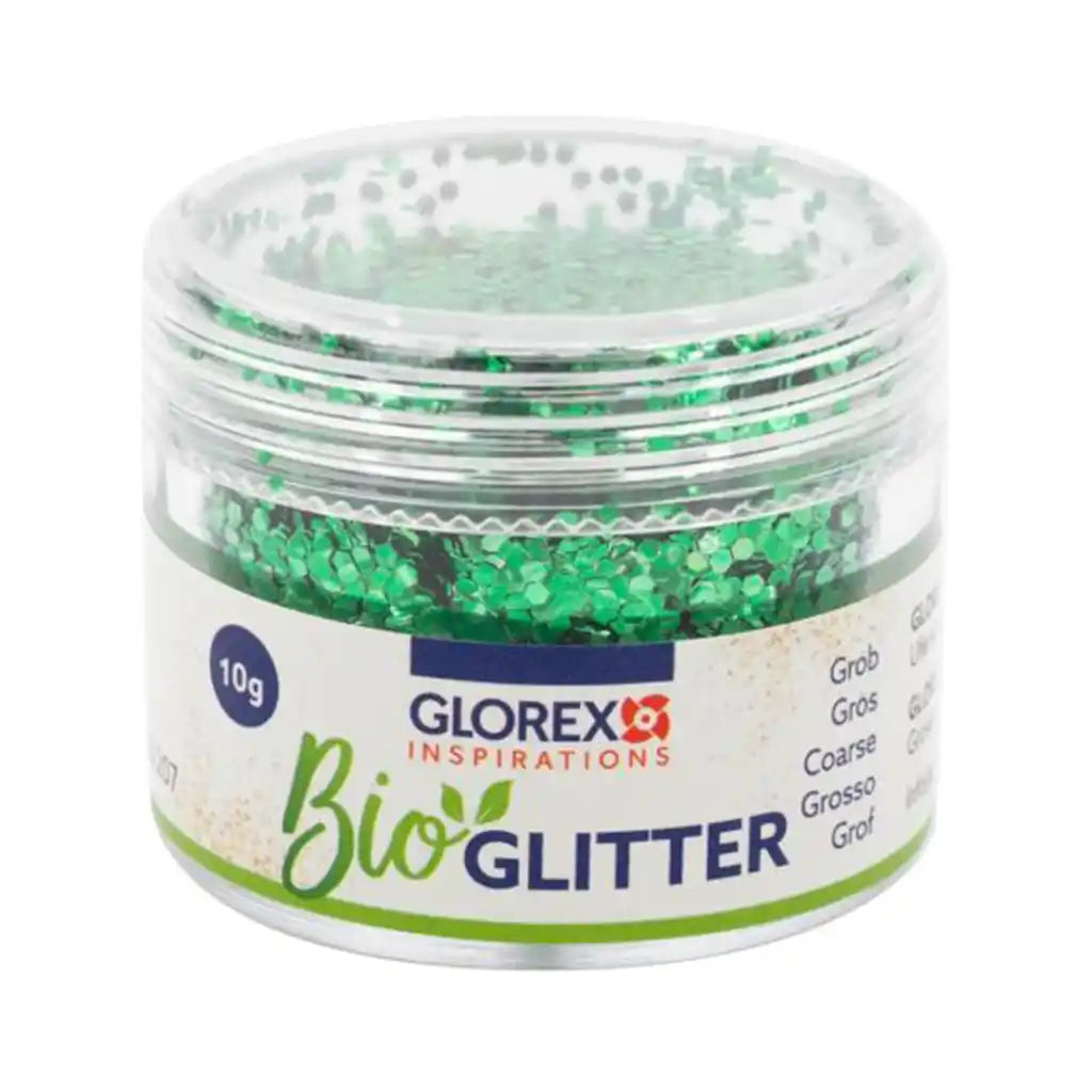 Organic Glitter Coarse 10g, Green