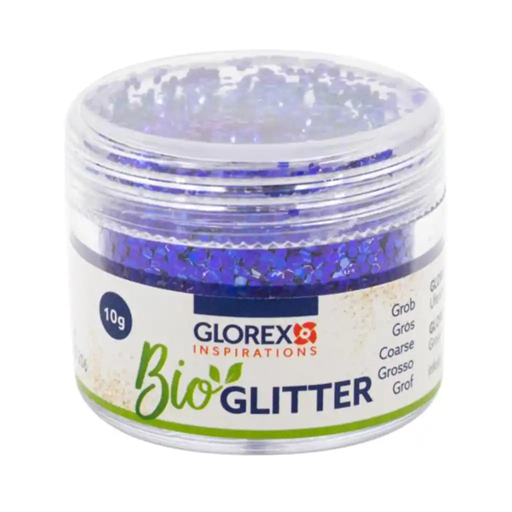 Organic Glitter Coarse 10g, Dark Blue