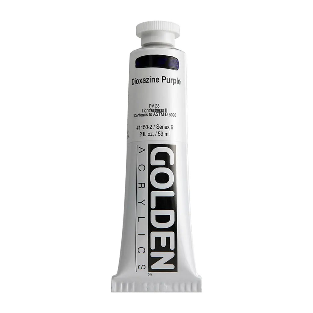 Golden Heavy Body Acrylic 2oz Dioxazine Purple S6