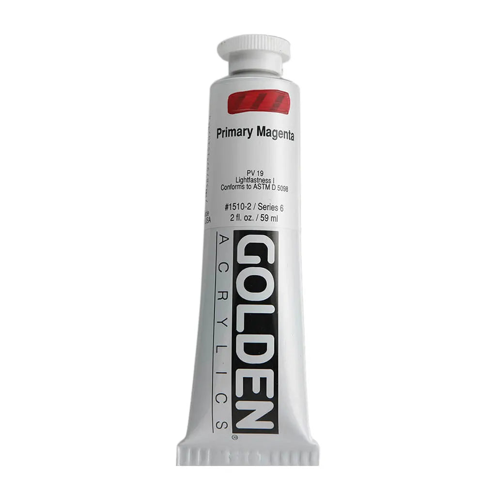 Golden Heavy Body Acrylic 2oz Primary Magenta S6