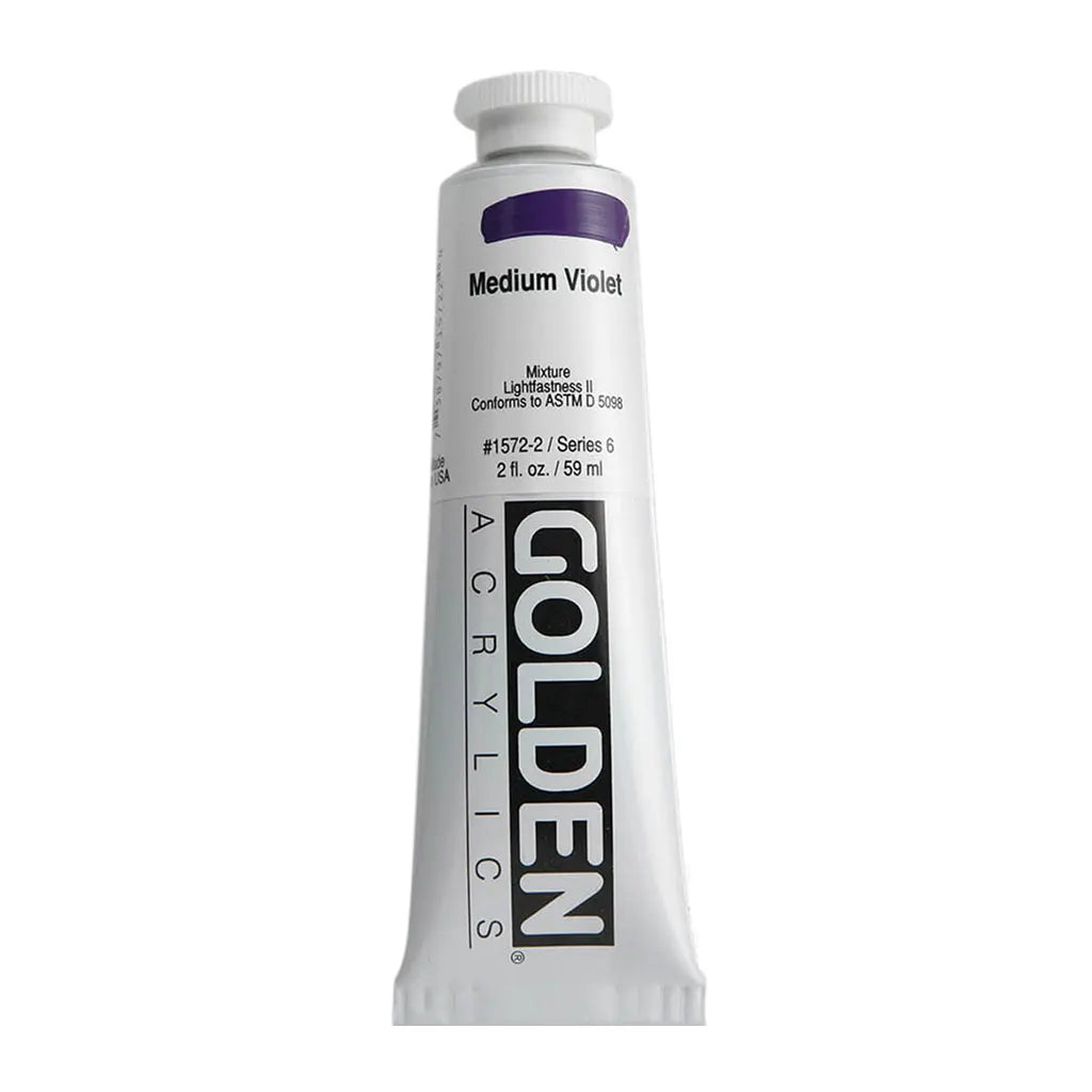 Golden Heavy Body Acrylic 2oz Medium Violet S6