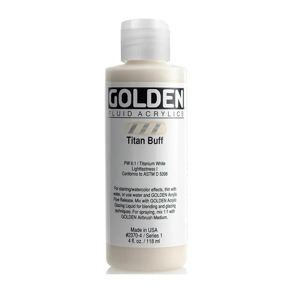 Golden Fluid Acrylic 4oz Titan Buff S1