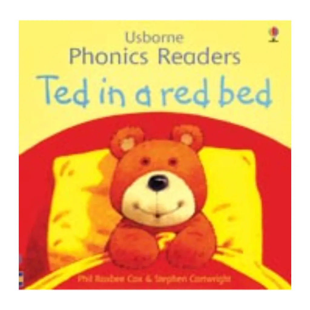 Usborne Ted in a Red Bed Easy Words to Read