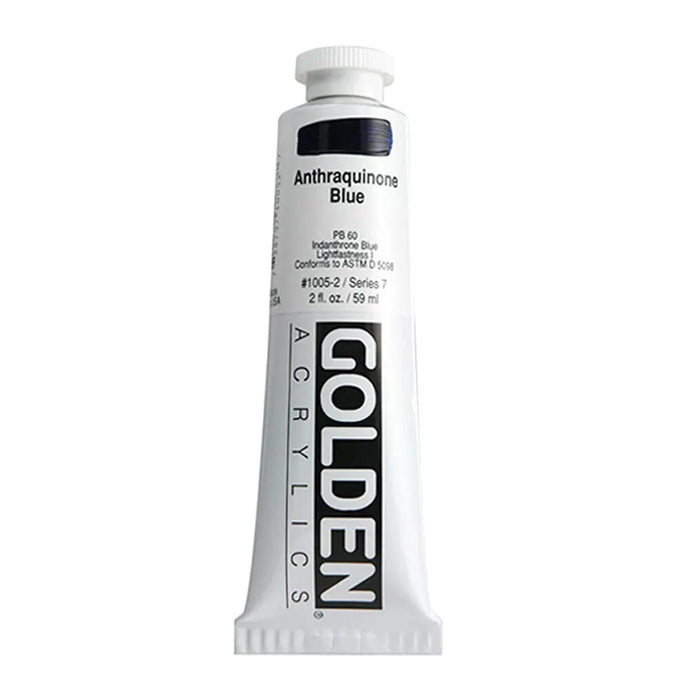 Golden Heavy Body Acrylic 2oz Anthraquinone Blue S7