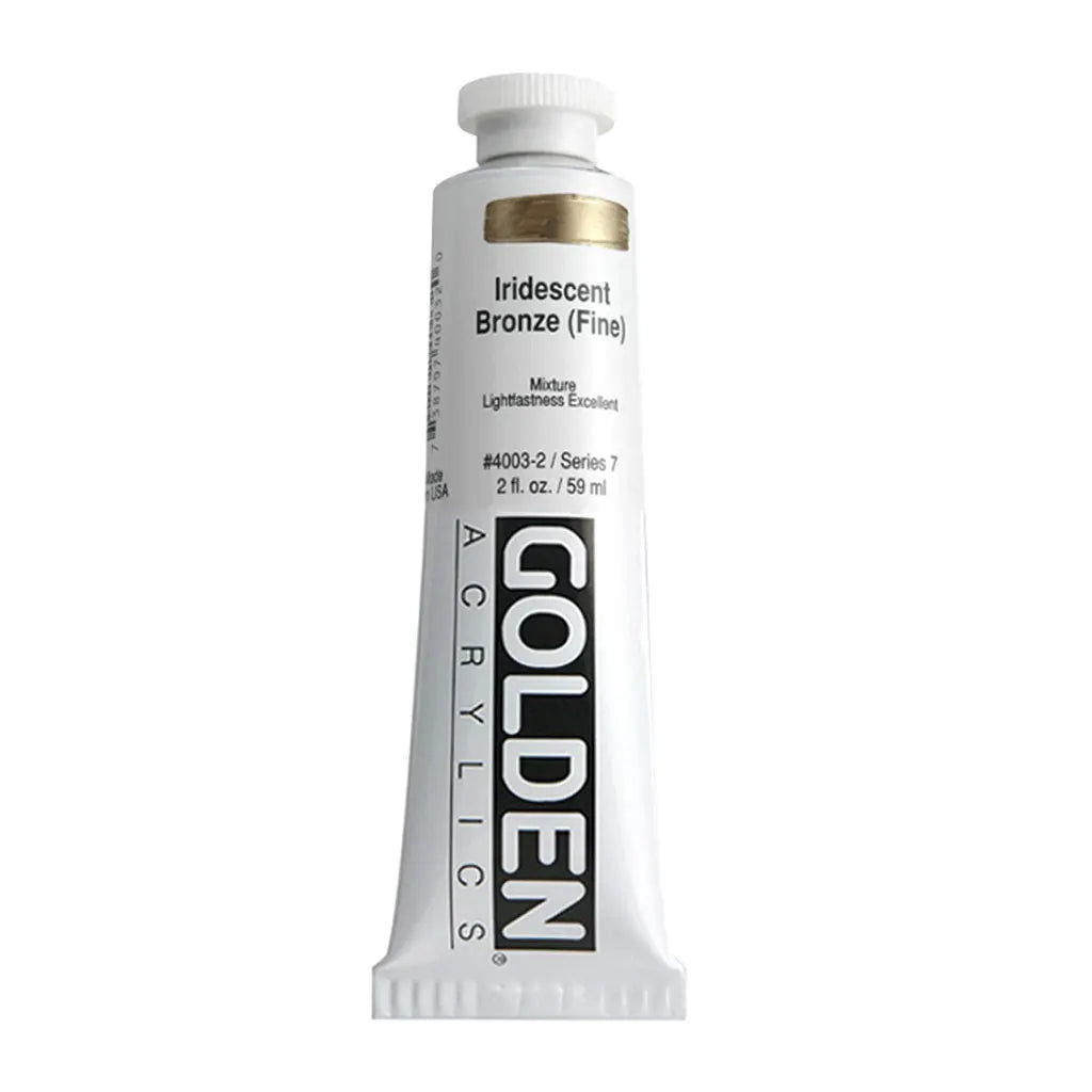 Golden Heavy Body Acrylic 2oz Iridescent Bronze (Fine) S7