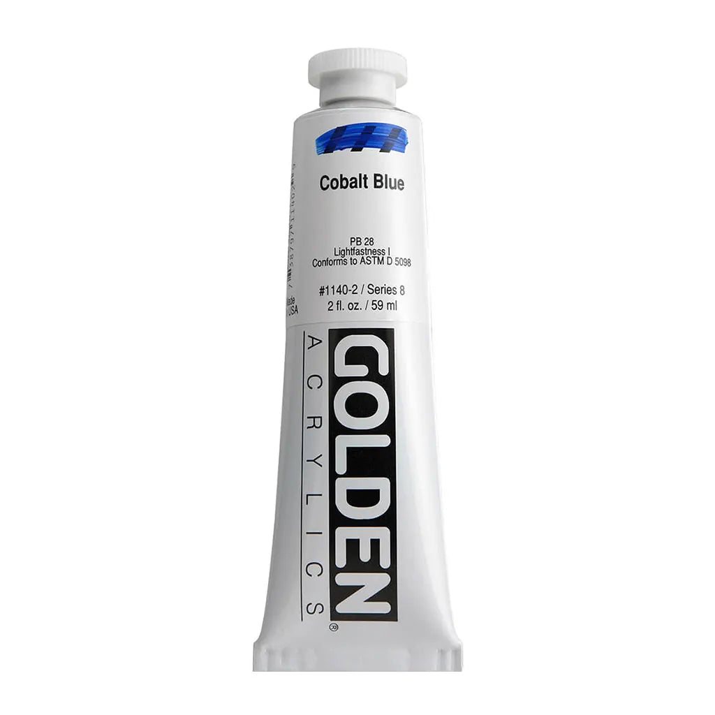 Golden Heavy Body Acrylic 2oz Cobalt Blue S8