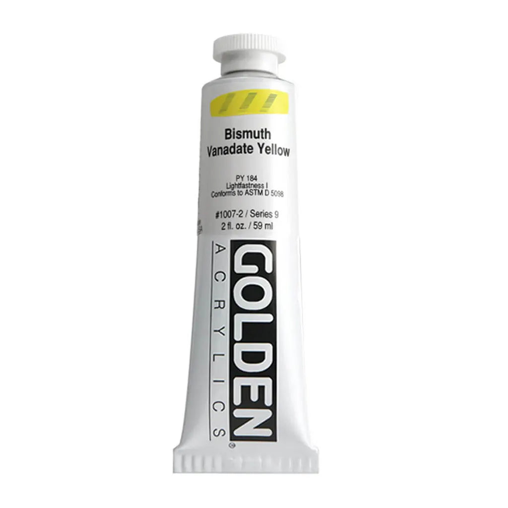 Golden Heavy Body Acrylic 2oz Bismuth Vanadate Yellow S9