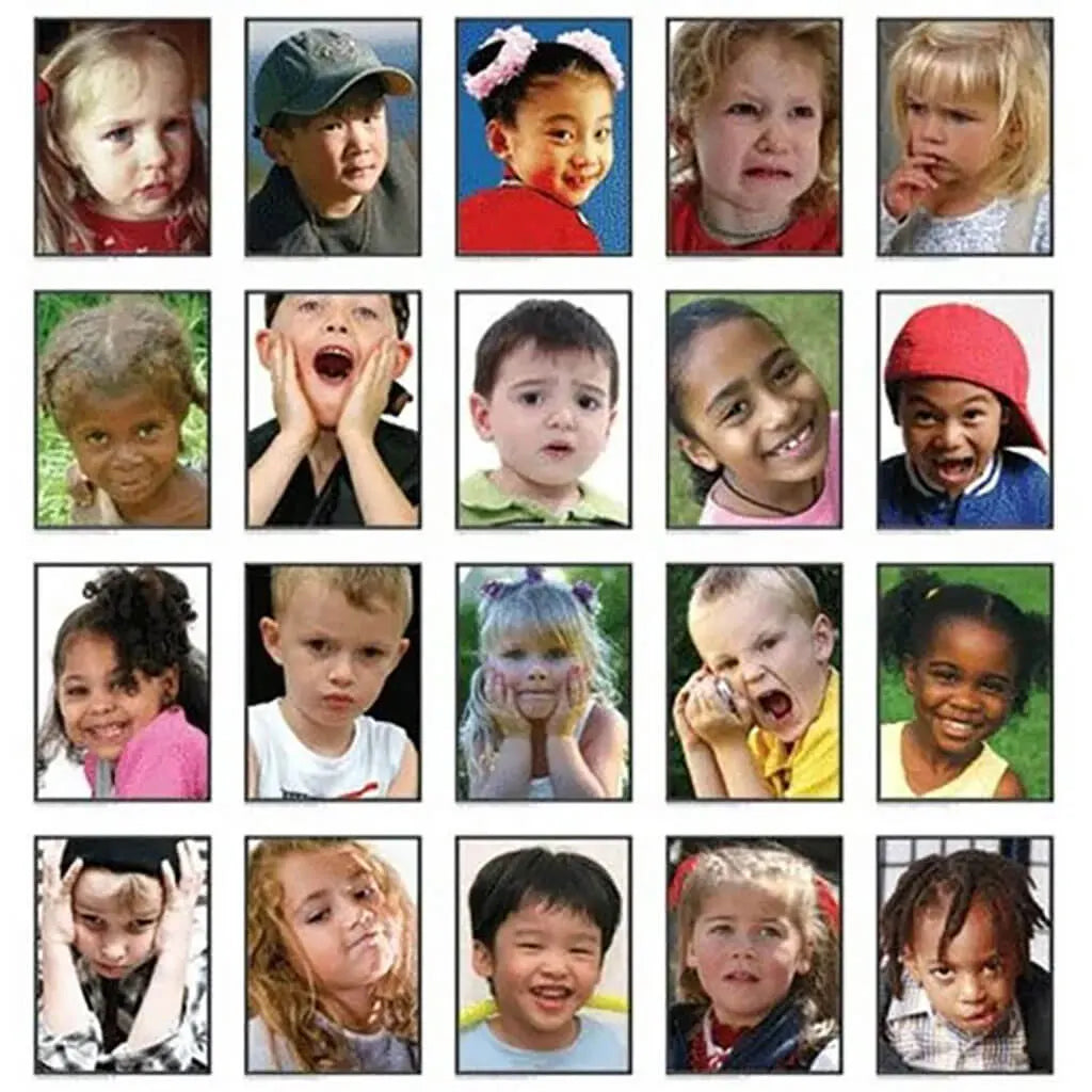 Facial Expressions Photocards