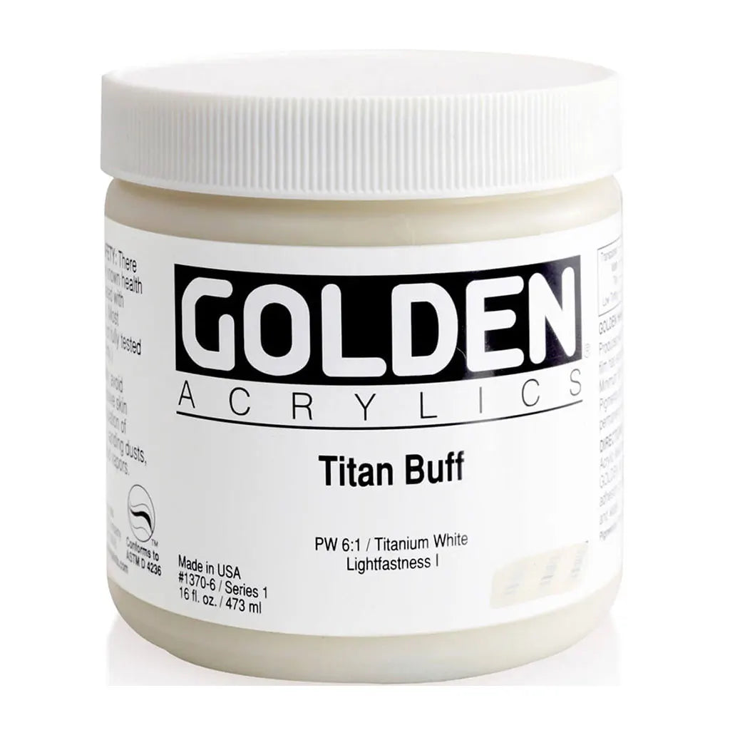 Golden Heavy Body Acrylic 16oz Titan Buff S1