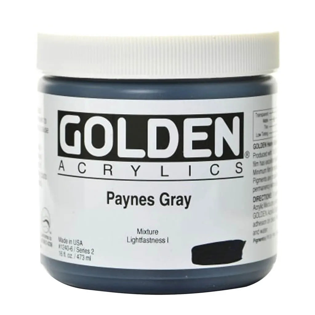 Golden Heavy Body Acrylic 16oz Paynes Gray S2