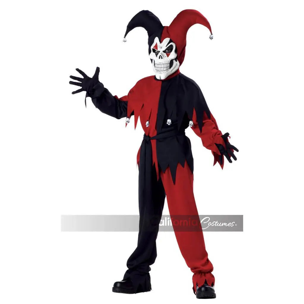 Evil Jester Child Costume