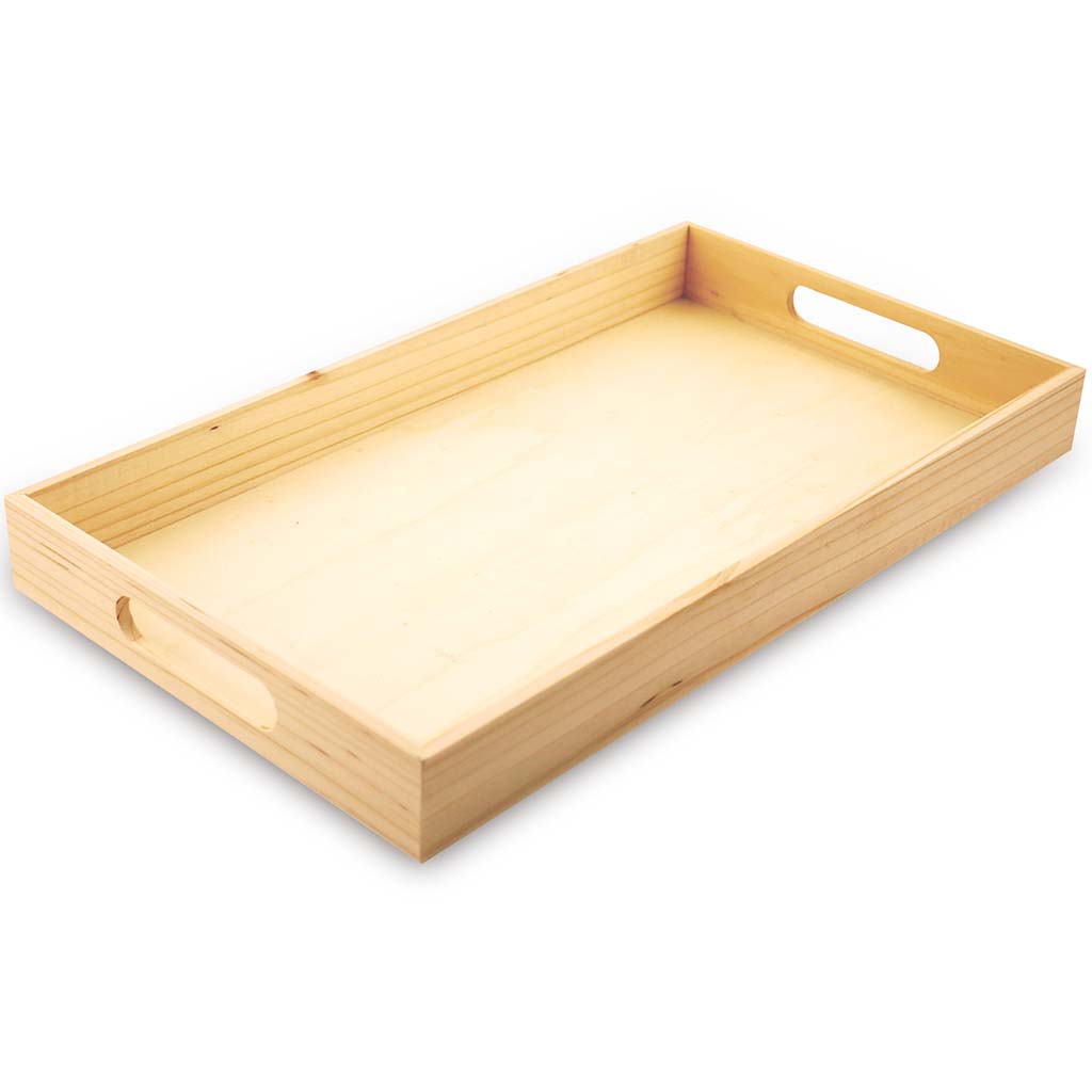 Paintable Trays with Handle