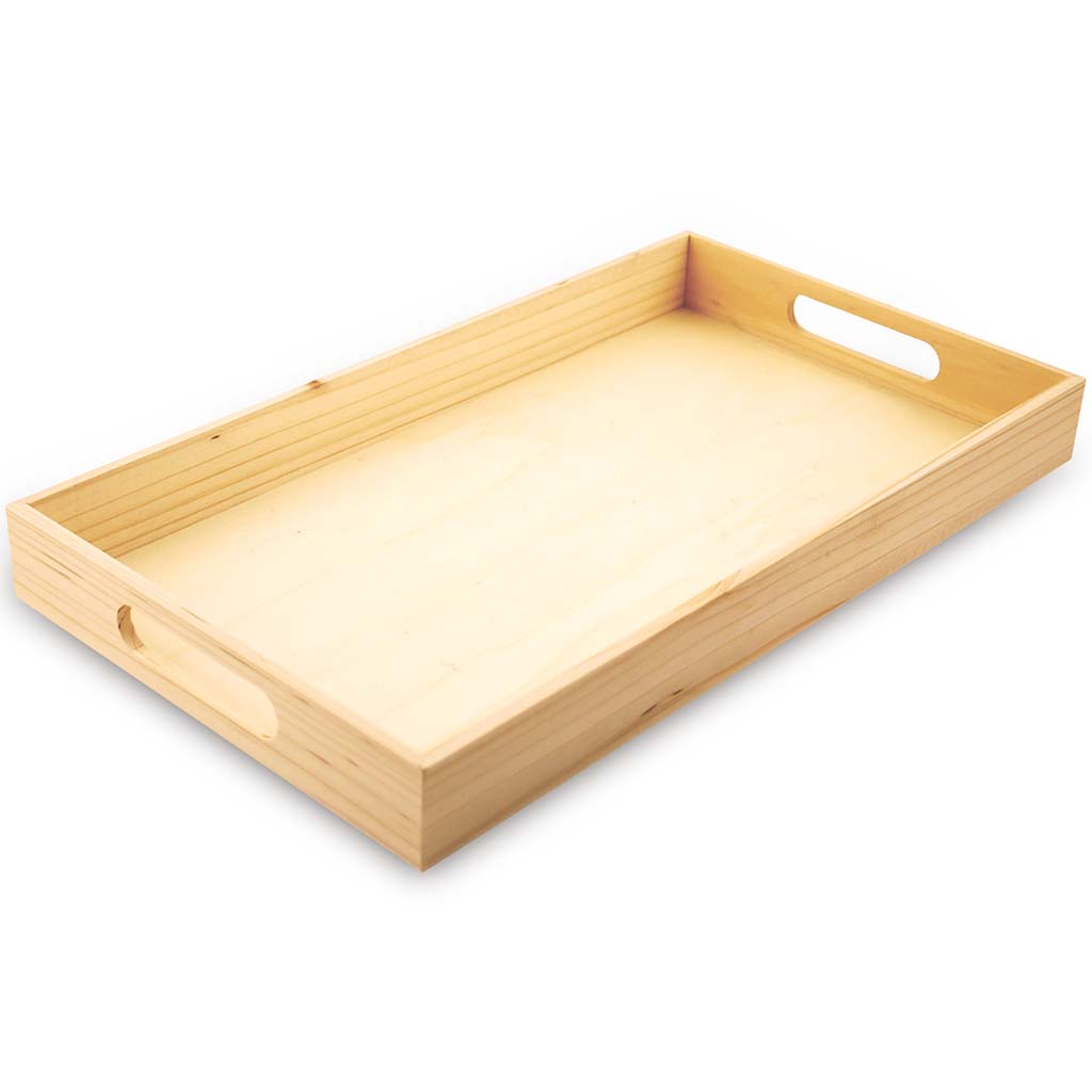 Paintable Trays with Handle