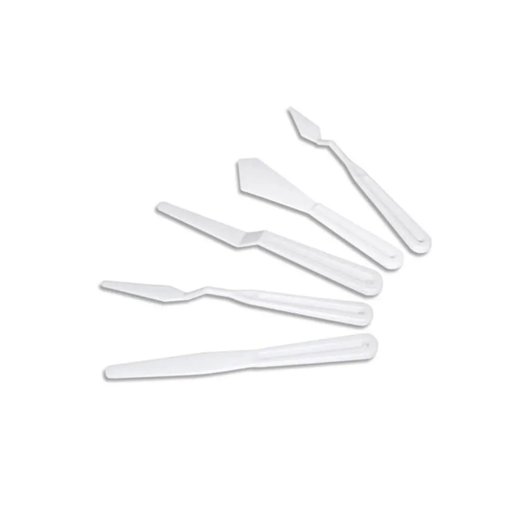 Plastic Palette Knives 5/Pkg