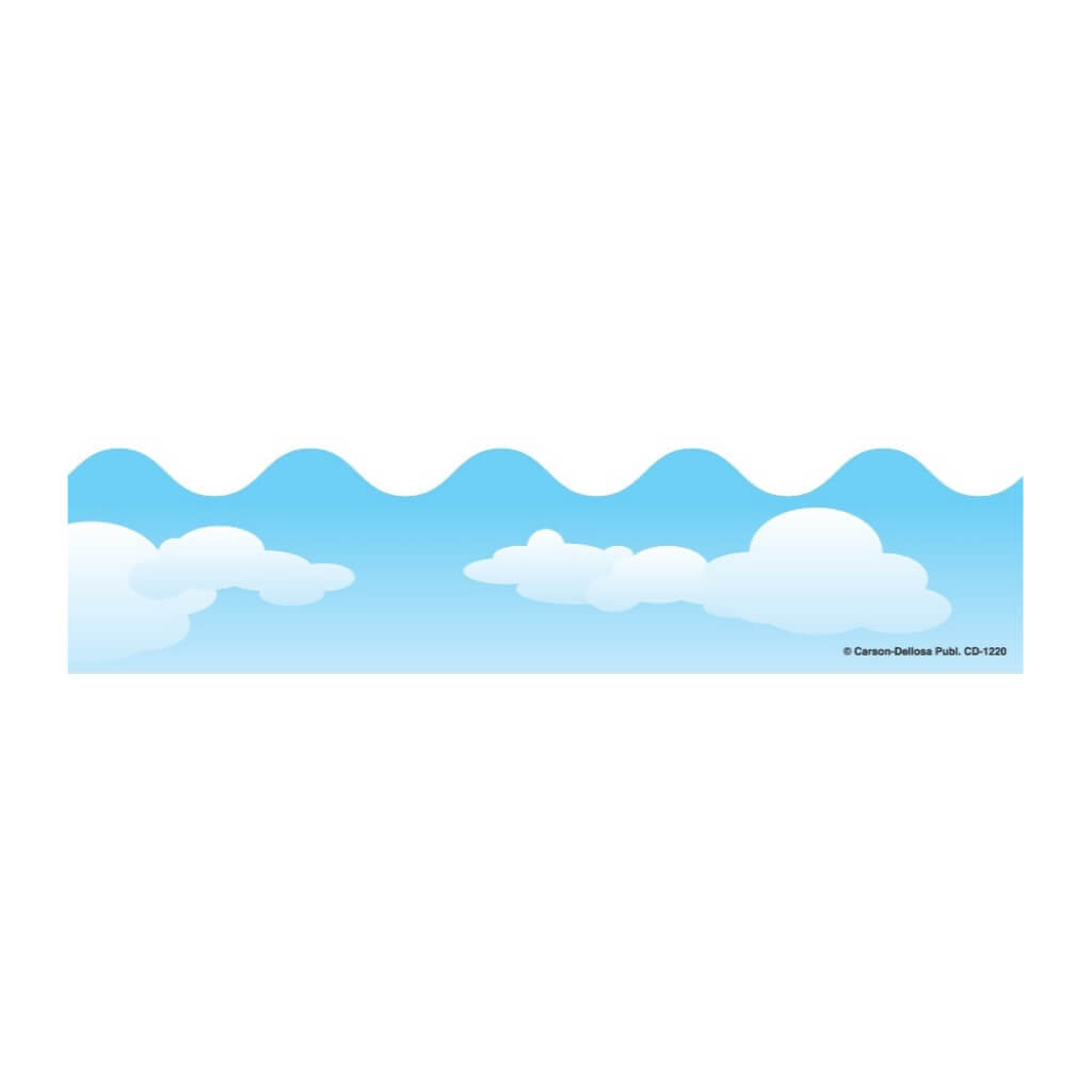 Clouds Scalloped Trimmer