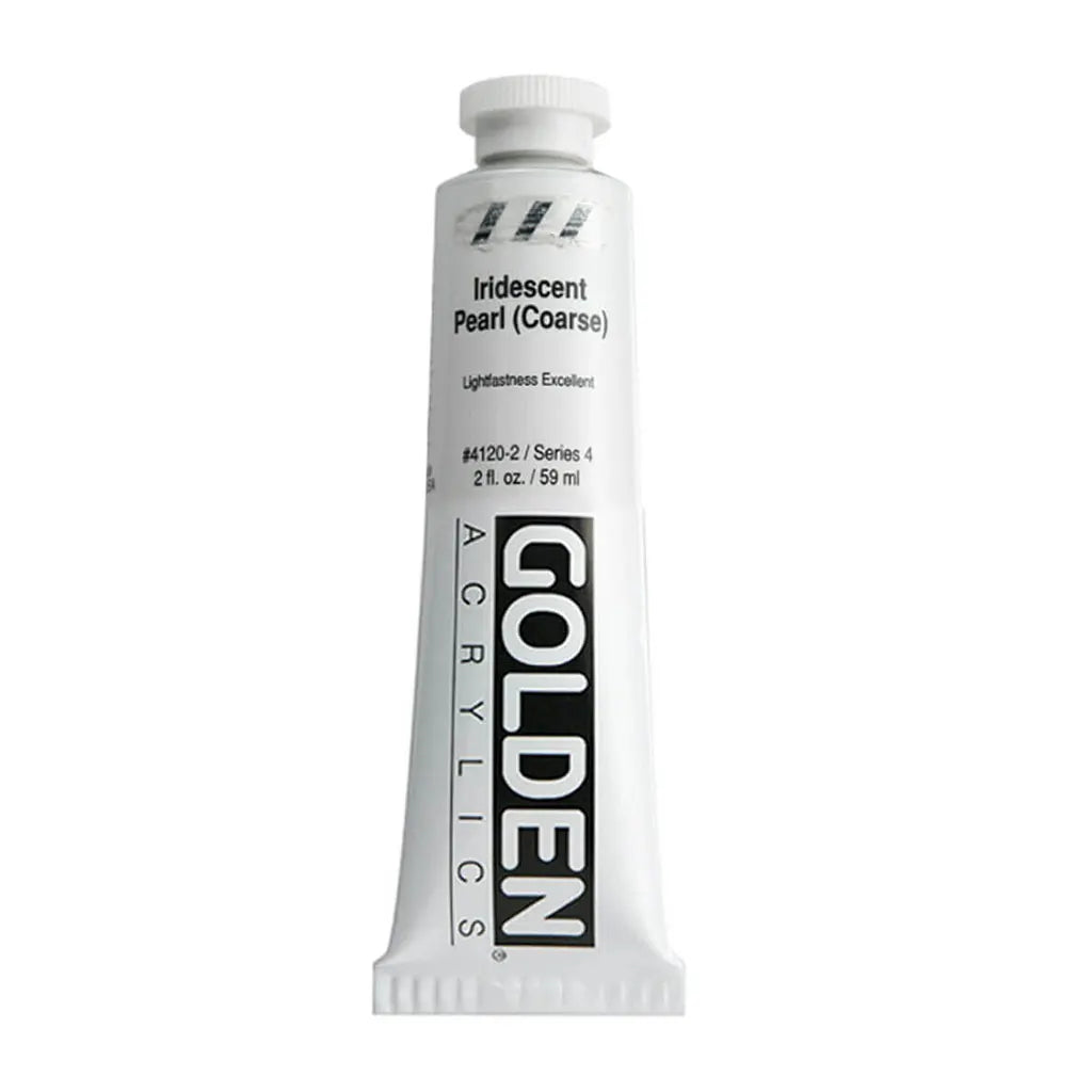 Golden Heavy Body Acrylic 2oz Iridescent Pearl (Coarse) S4