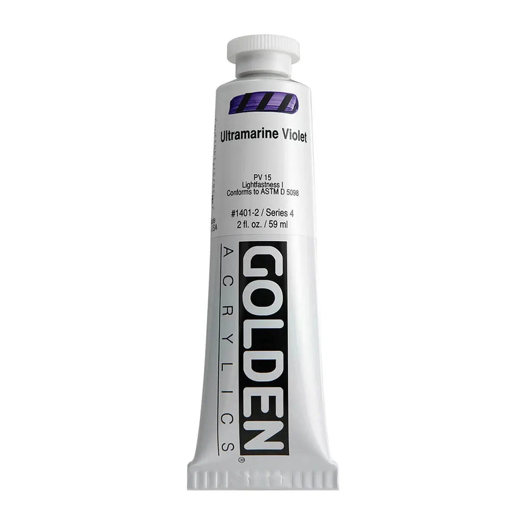 Golden Heavy Body Acrylic 2oz Ultramarine Violet S4