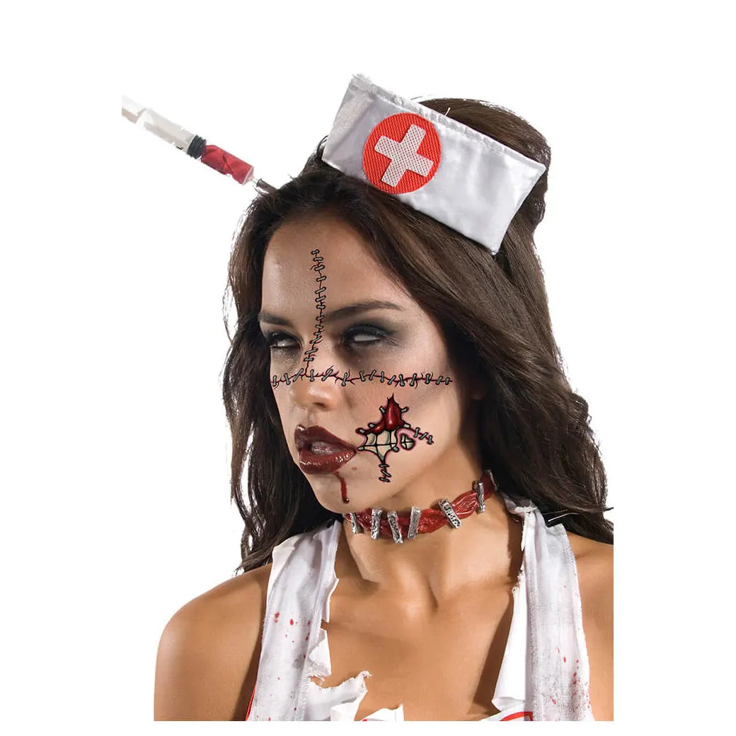 Zombie Face Tattoo