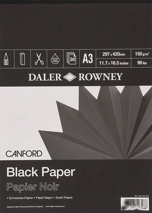 Daler Rowney Canford Black Paper Pads
