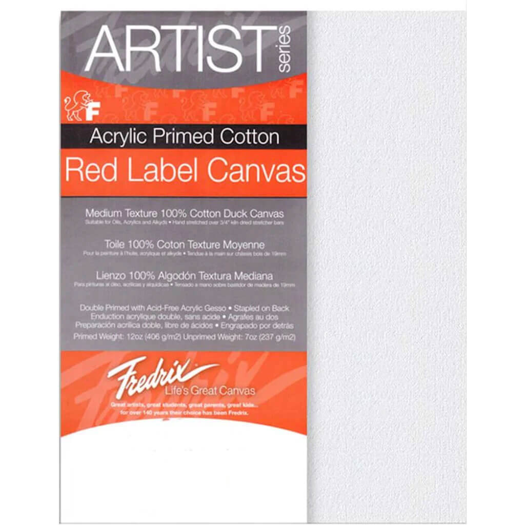 Red Label Standard Stretched Cotton Canvas