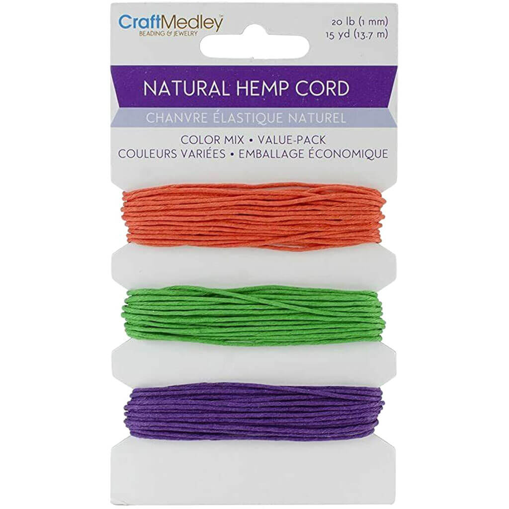 Natural Hemo Cord Color Mix Fashion