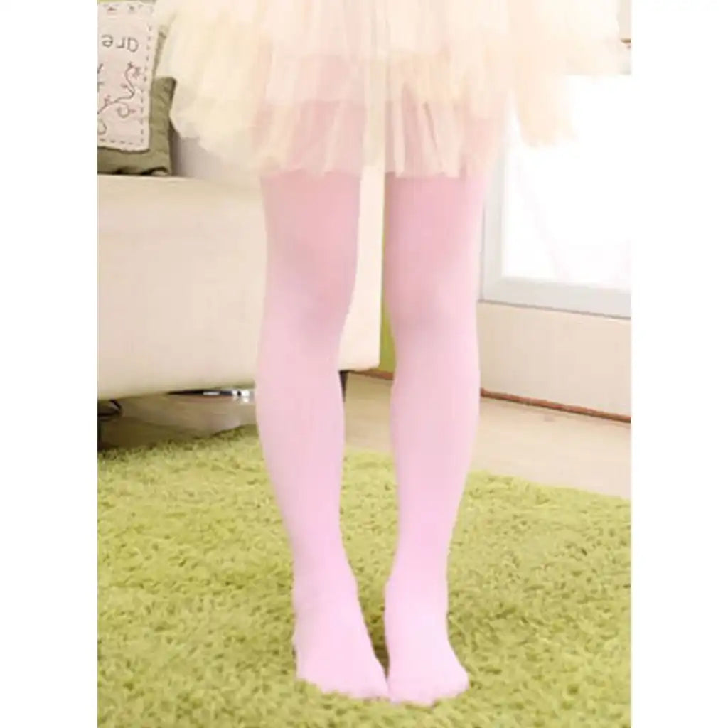 Children Nylon Tights Pink