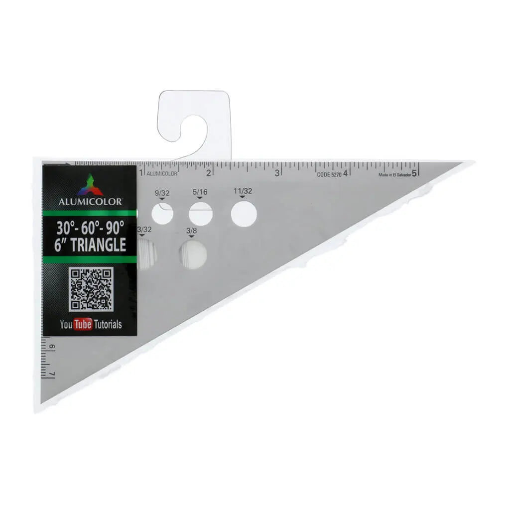 Alumicolor Aluminum Triangle 6in, 30/60